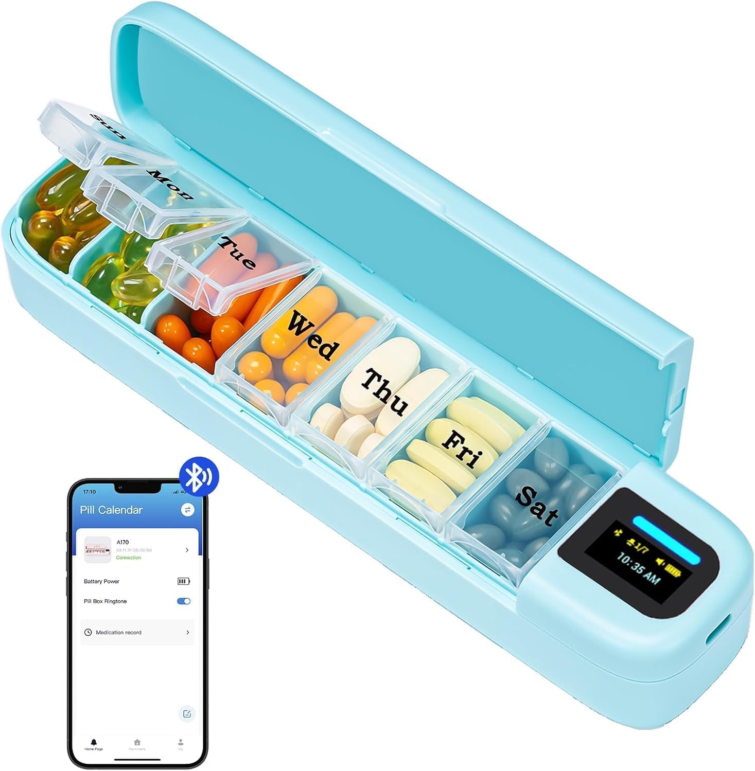 Medicine Cabinet Lock - Умный органайзер для таблеток с будильником