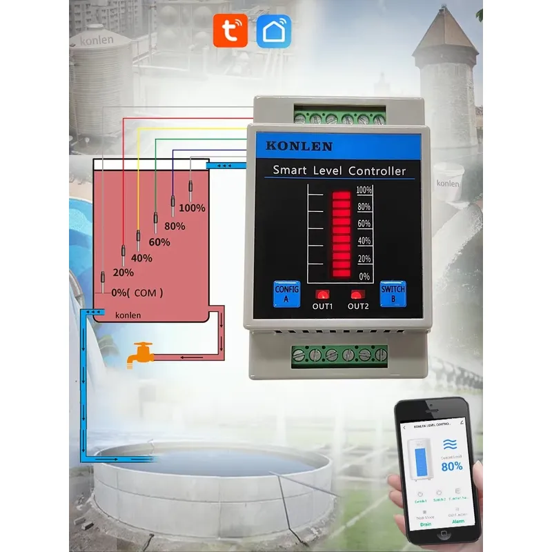 Датчик уровня воды KONLEN с Wi – обзор и цена Water Alarm Sensor