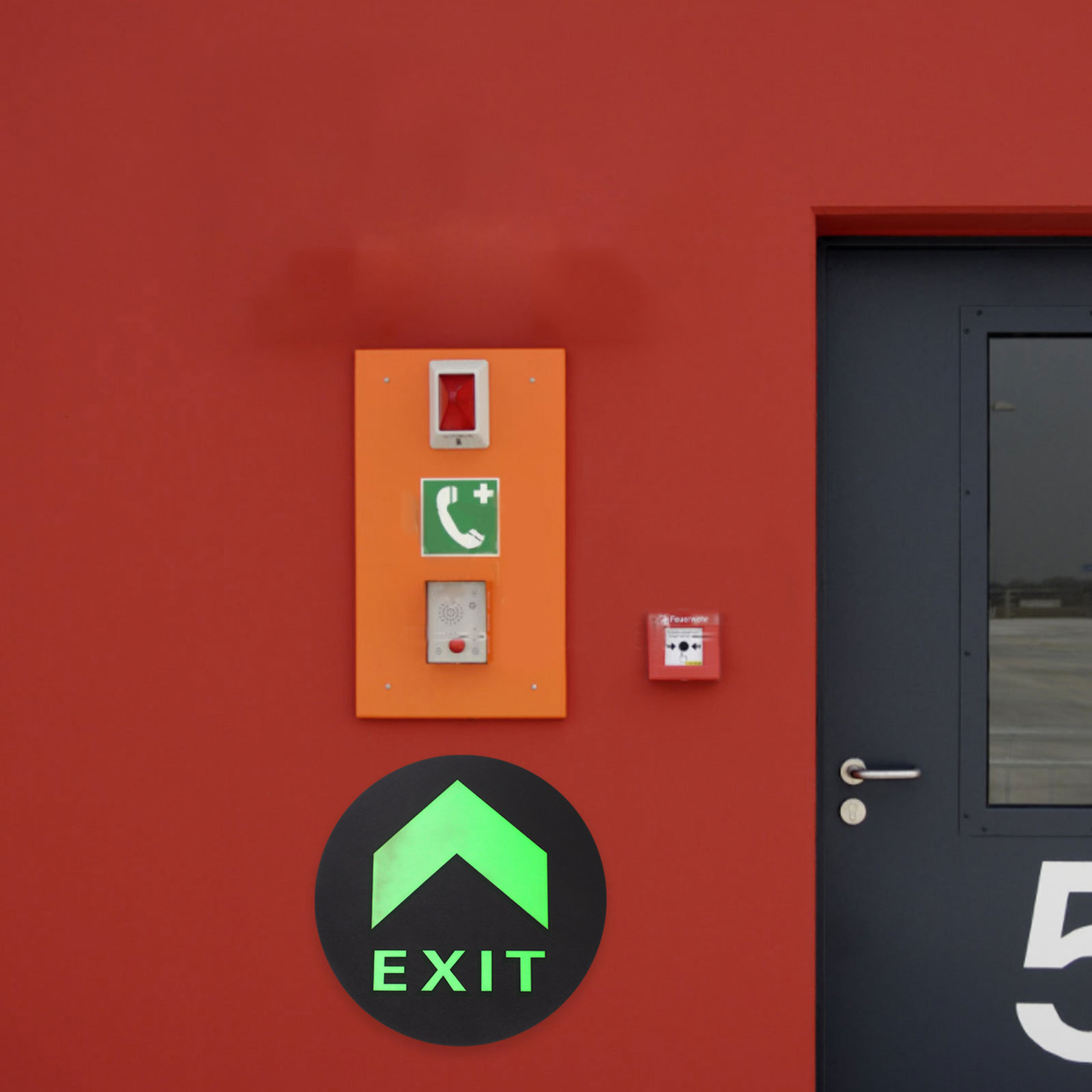 5 шт. светящихся в темноте нап – обзор и цена Emergency Exit Sign