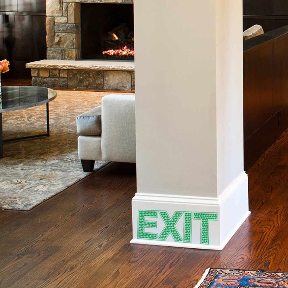 Светящаяся наклейка на стену д – обзор и цена Emergency Exit Sign